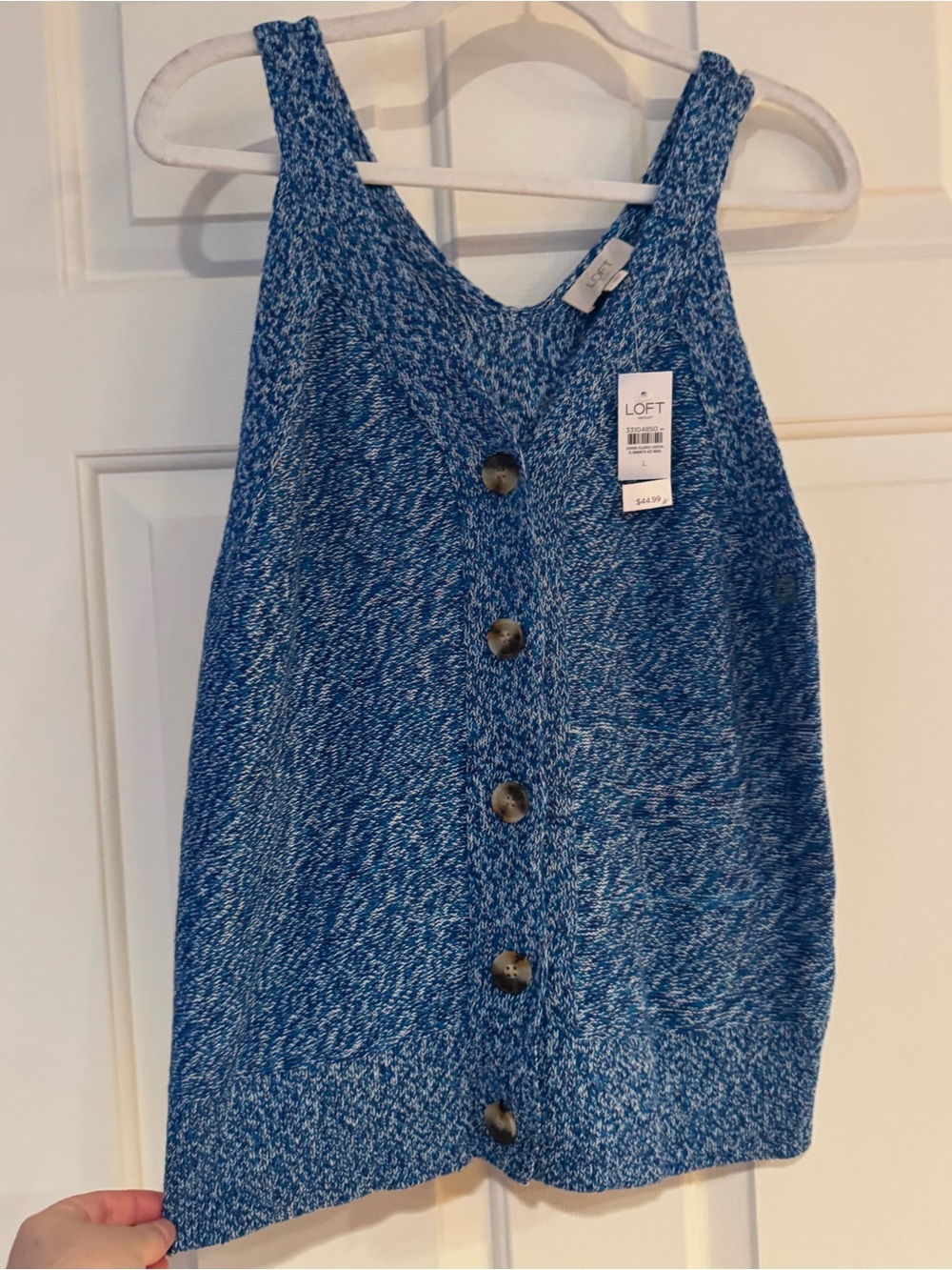 LOFT Sweater Vest Tank, Large